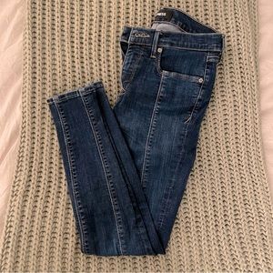 Express Dark Wash Skinny Jeans